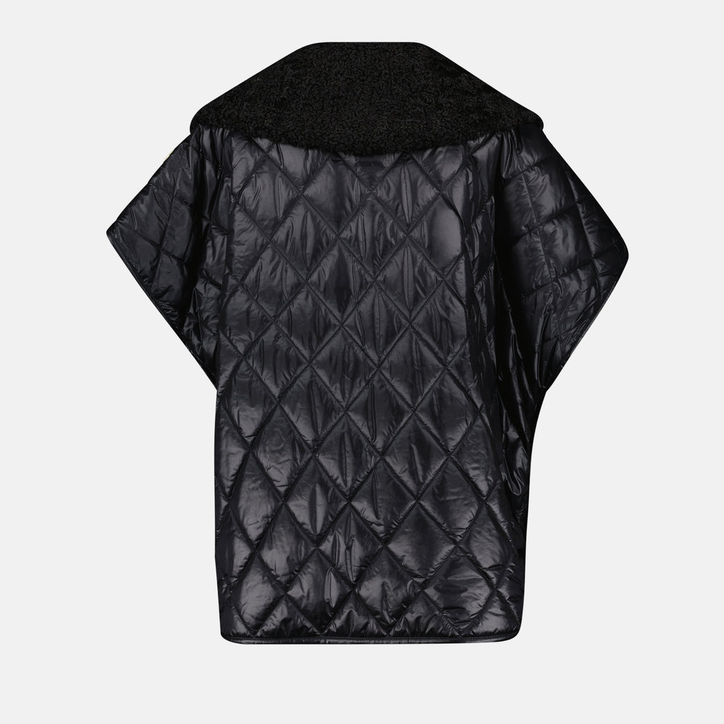 Vestes Cape matelassée Moncler Noir Femme