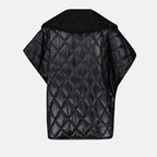 Vestes Cape matelassée Moncler Noir Femme