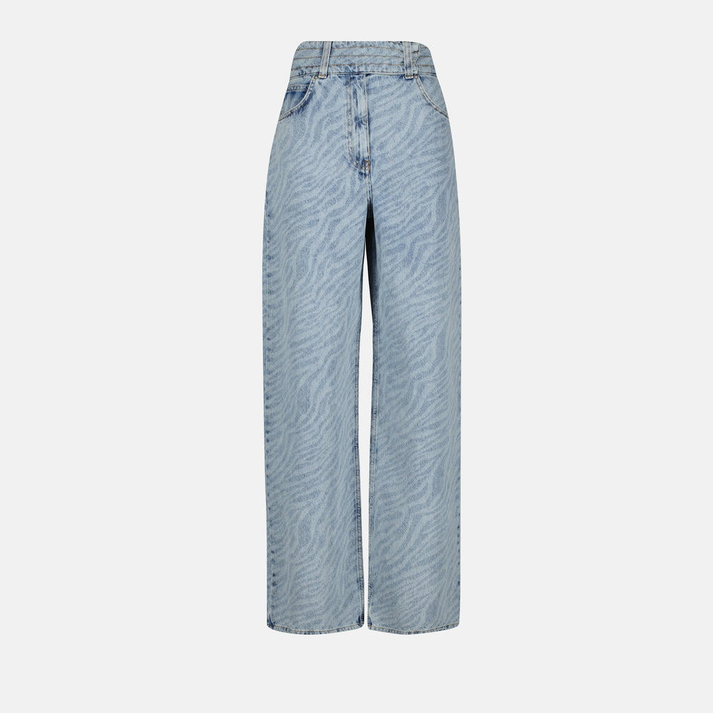 Pantalons Jean zébré Iro Bleu Femme