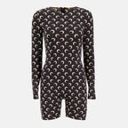 Imagen del mono corto Jersey Moon de la marca Marine Serre para Mujer - Temporada Otoño-Invierno 2025 - Vista Frontal