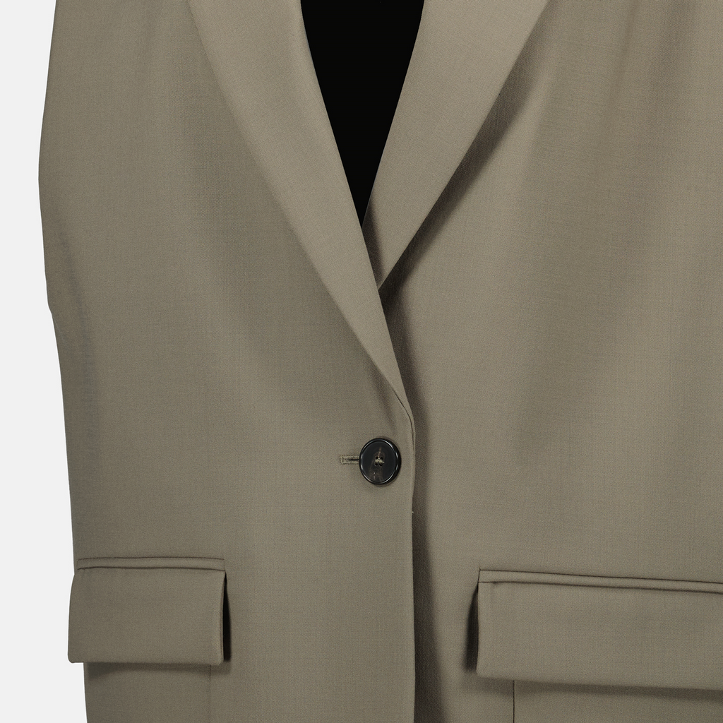 Jacken Cynesa Beiger Ärmelloser Blazer Iro Khaki Femme