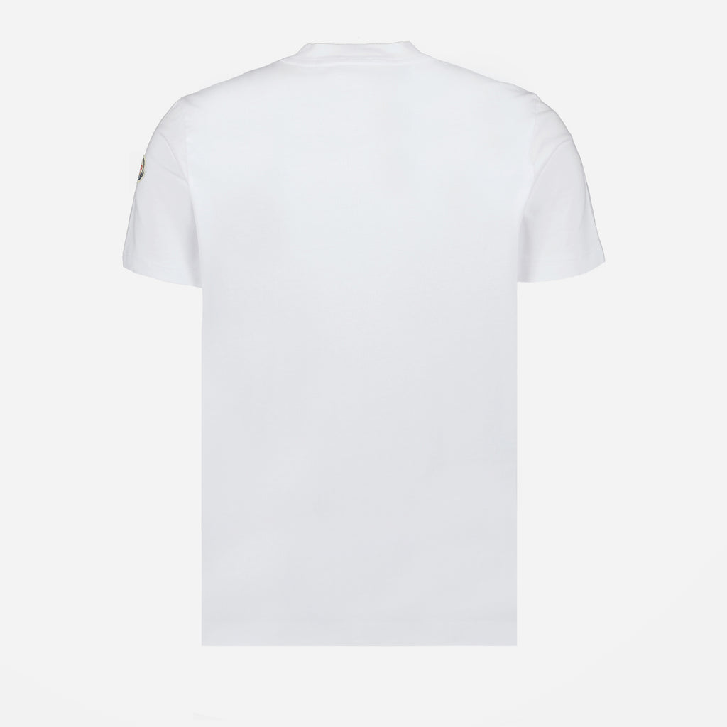 T-shirts T-shirt blanc Moncler Blanc Homme
