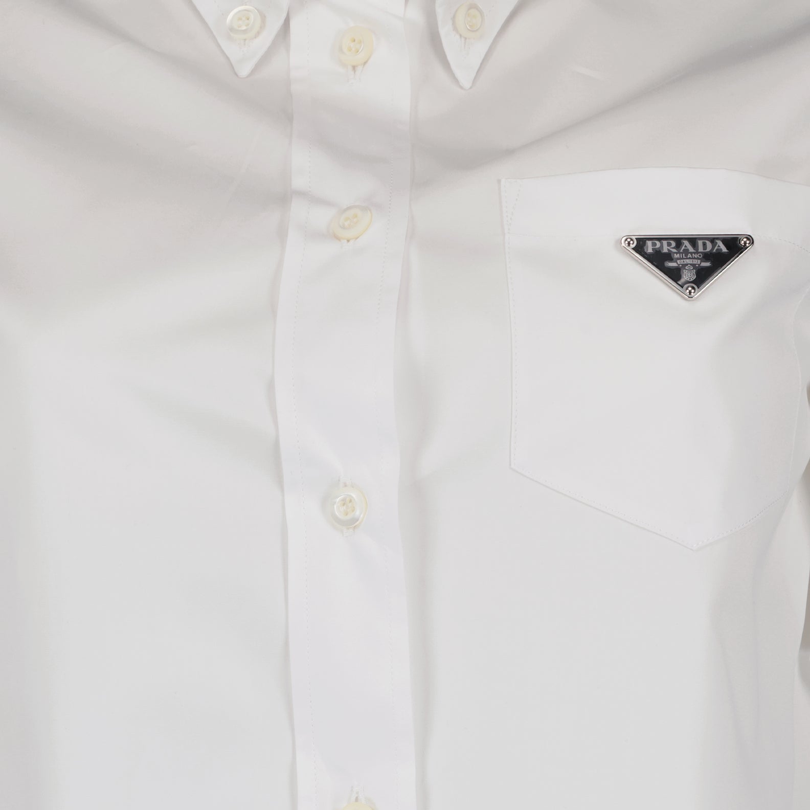 Hemden P419G S 222 1XV2 f0009 bianco Prada Weiß Femme