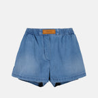Shorts Short en denim Versace Azul Femme