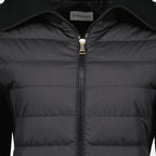 Imagen del cárdigan negro bicolor de la marca Moncler para Mujer - Temporada Primavera-Verano 2026 - Vista Detallada_2
