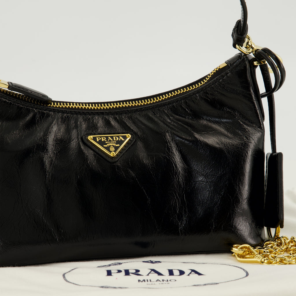 Sacs à main et épaule Mini borsa in pelle Prada Noir Femme