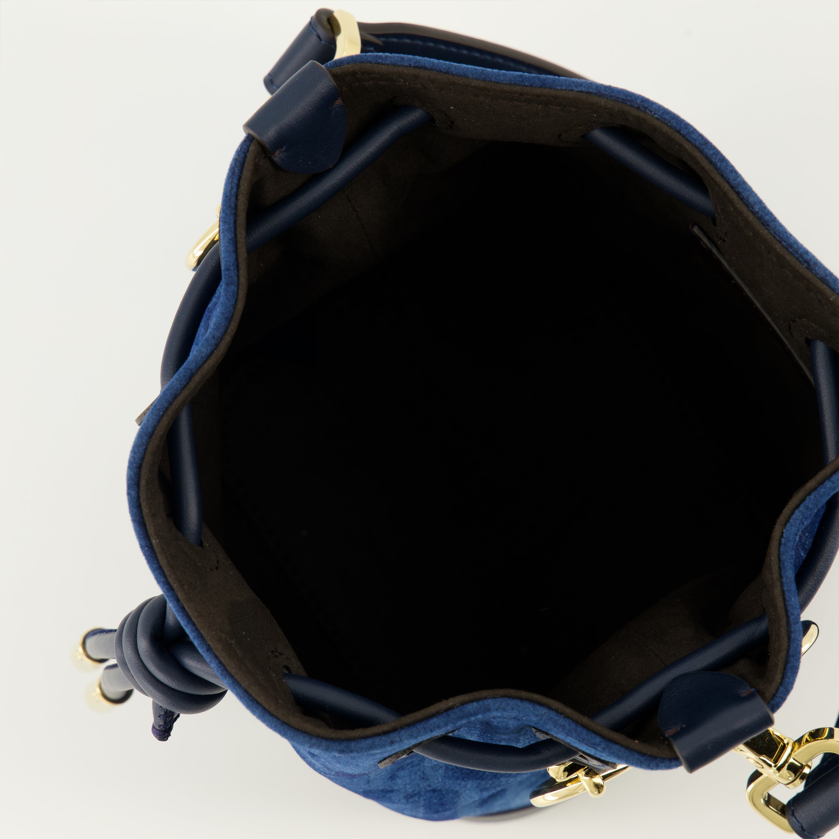 Sacs seau Sac seau imprimé FF bleu marine Fendi Bleu foncé Femme