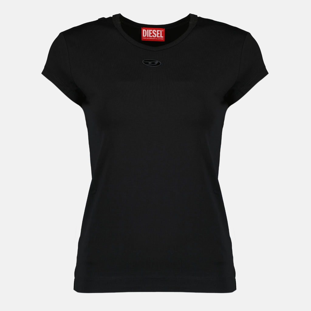 Image de l'article T-shirt T-Angie-OD noir de la marque Diesel pour Femme - Saison Printemps-Été 2026 - Vue de Face