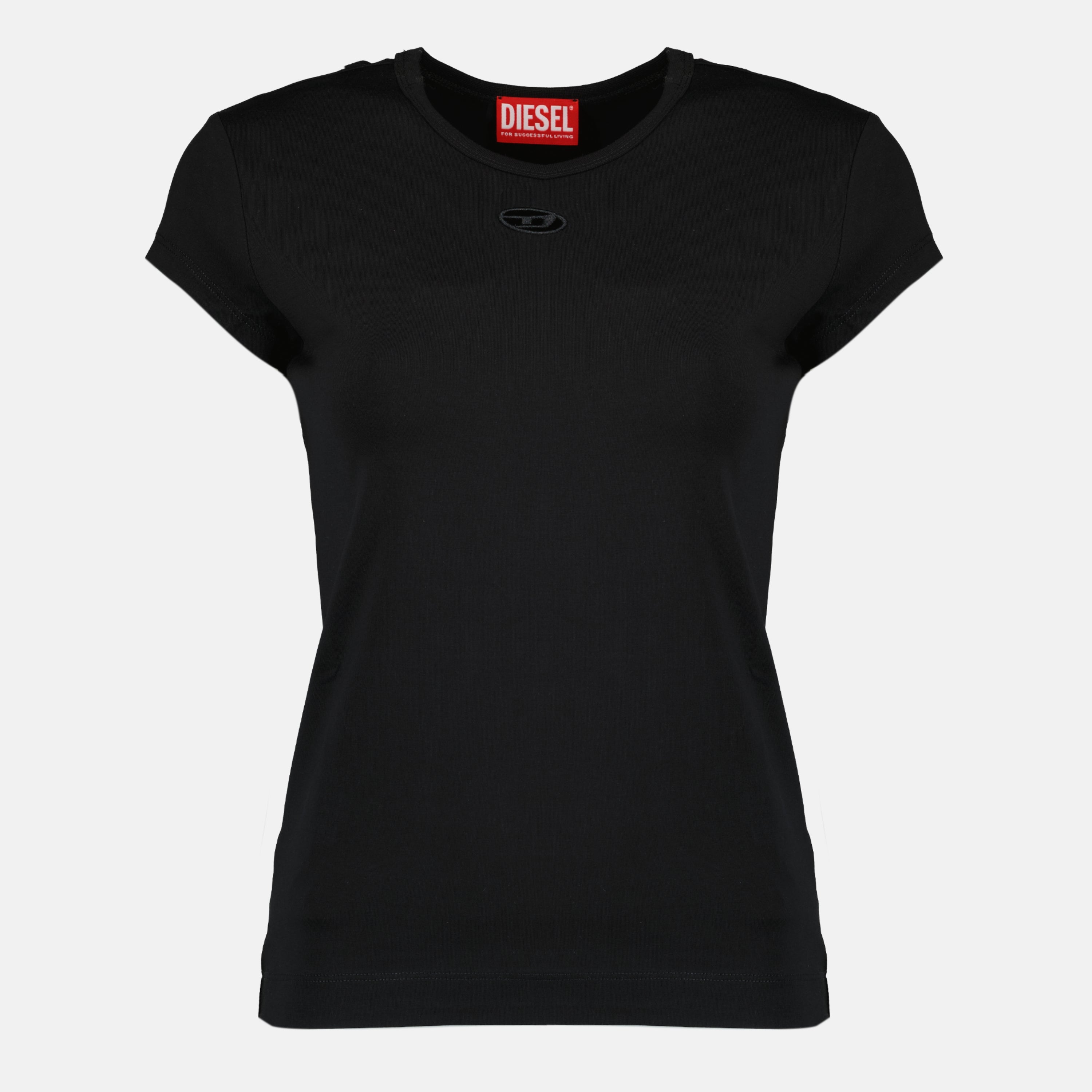 Image de l'article T-shirt T-Angie-OD noir de la marque Diesel pour Femme - Saison Printemps-Été 2026 - Vue de Face