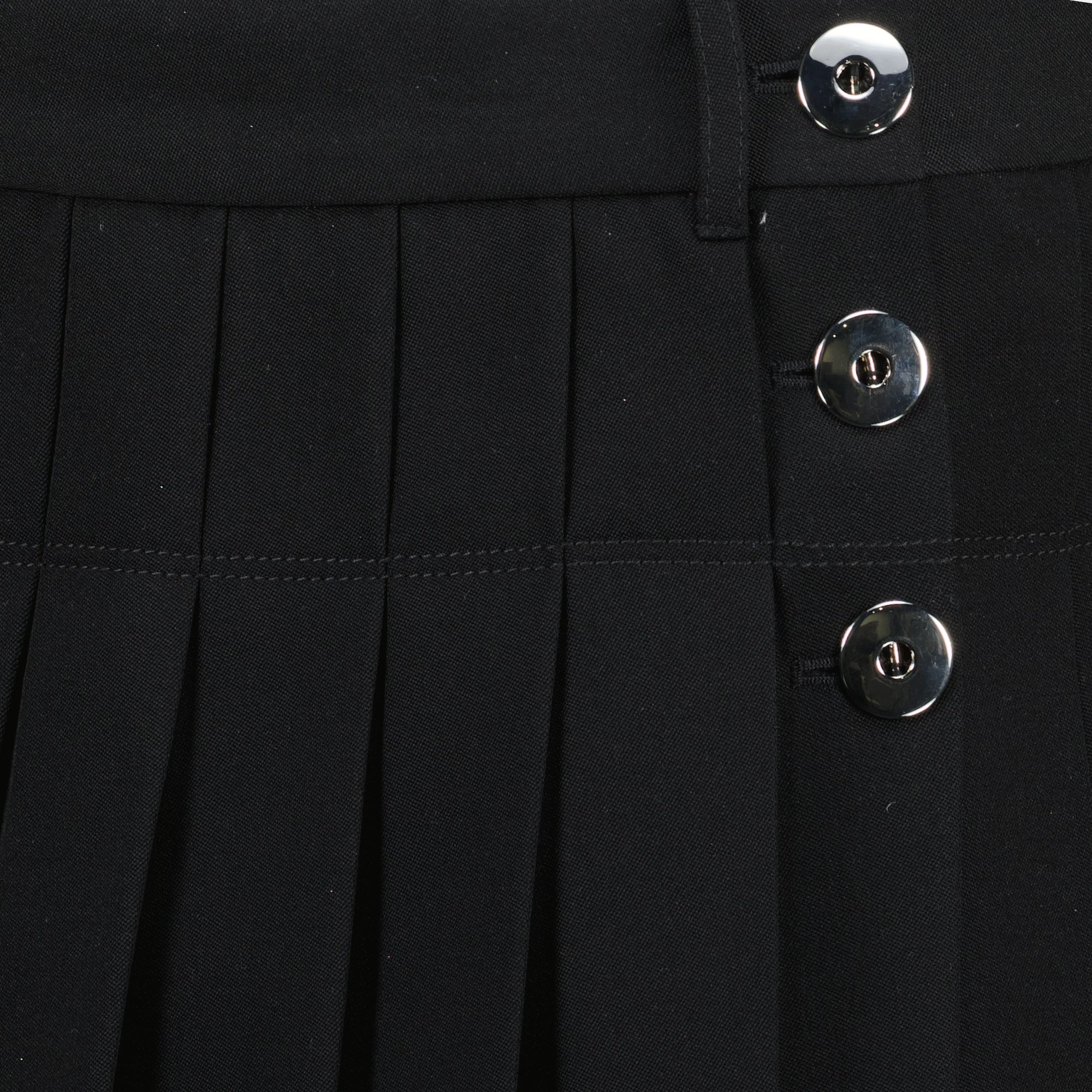 Faldas Falda Mini de Lana Rabanne Negro Femme