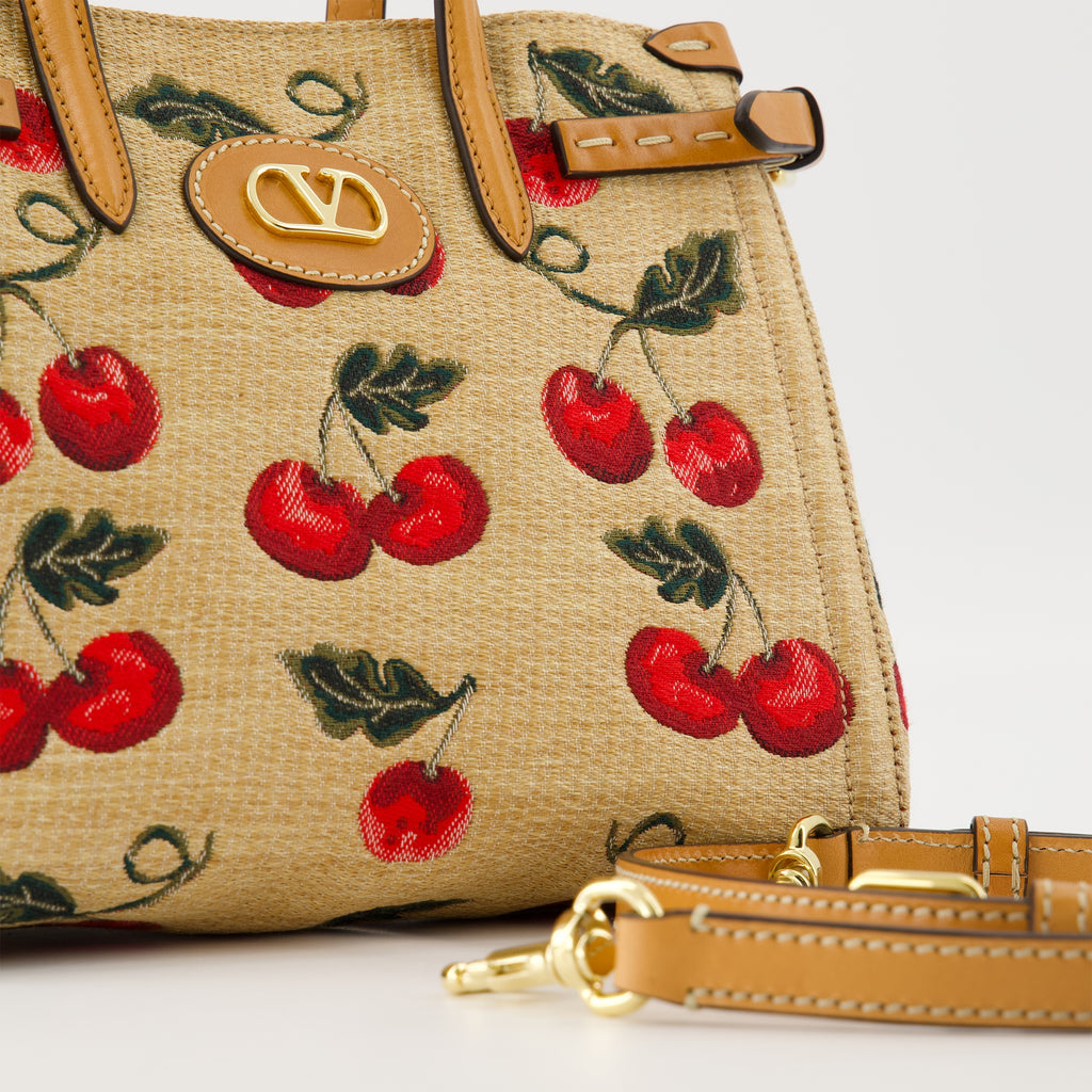 Sacs bandoulière Petit sac cabas Cherryfic Valentino Garavani Beige Femme