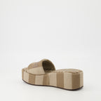 Platform shoes Fendi Sunshine Sandals Fendi Brown Femme