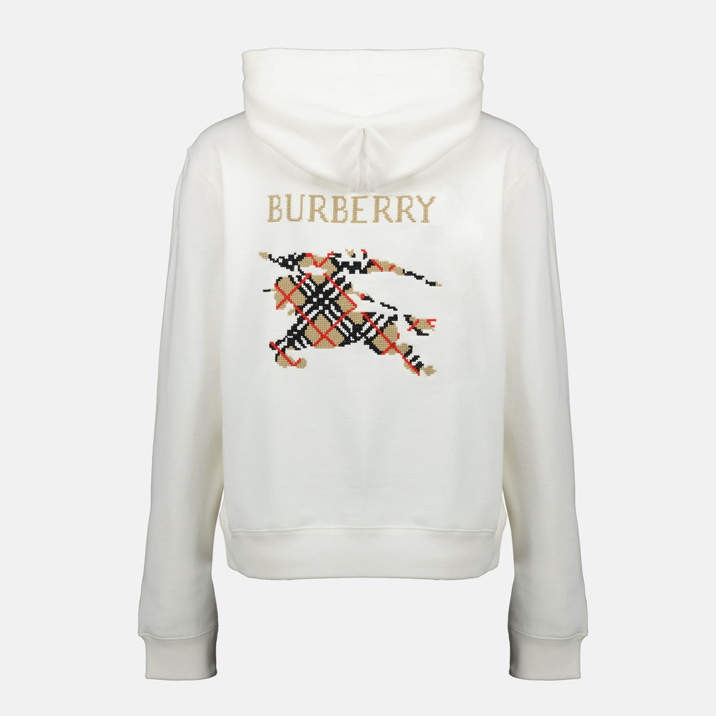 Image de l'article Sweat à capuche Knight de la marque Burberry pour Femme - Saison Automne-Hiver 2025 - Vue détaillée_2