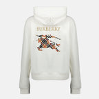 Imagen del sudadera con capucha Knight de Burberry para Mujer - Temporada Otoño-Invierno 2025 - Vista Detallada 2