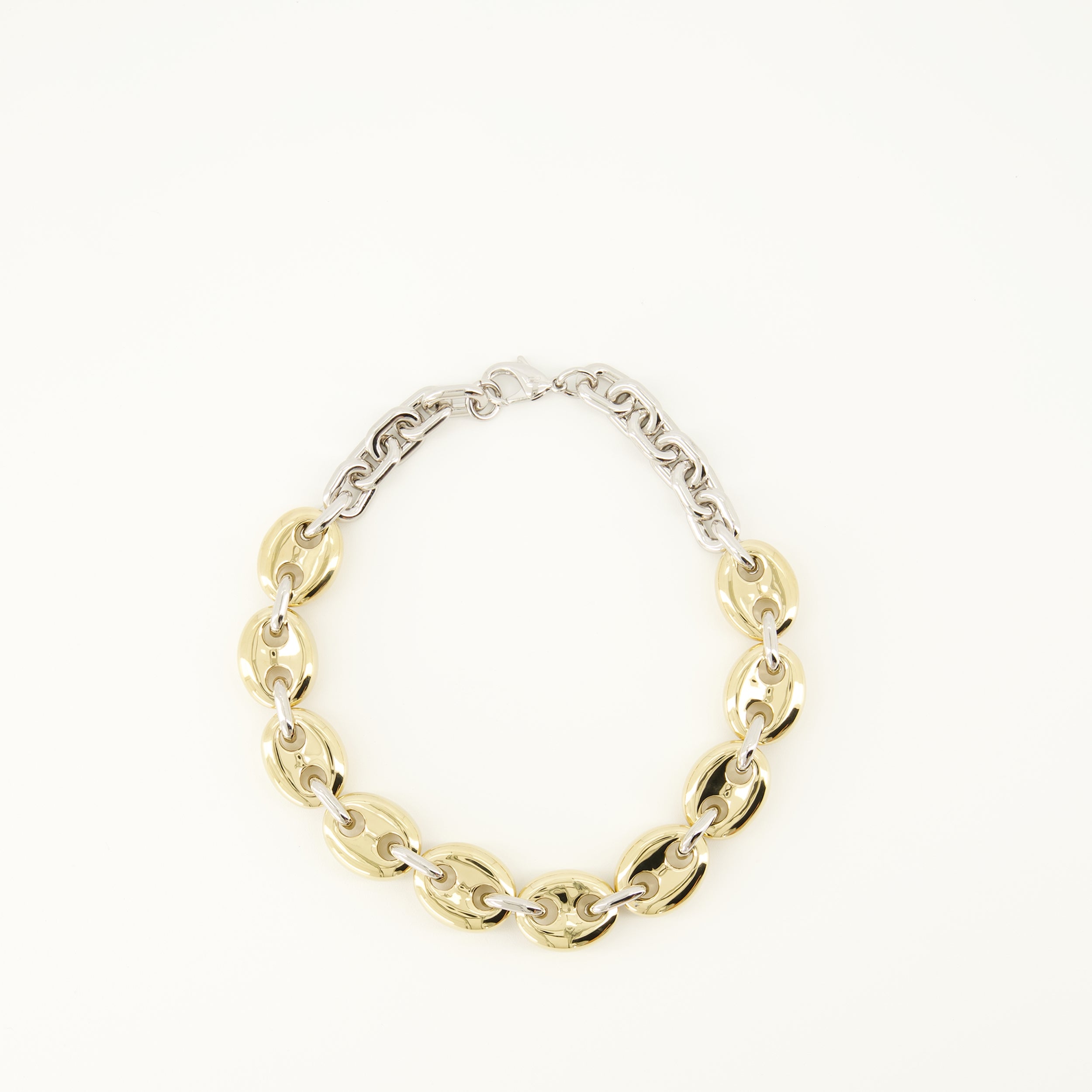 Bild des Rabanne-Marken Damen-Halsketten mit Perlen - Herbst-Winter-Saison 2025 - Rückansicht