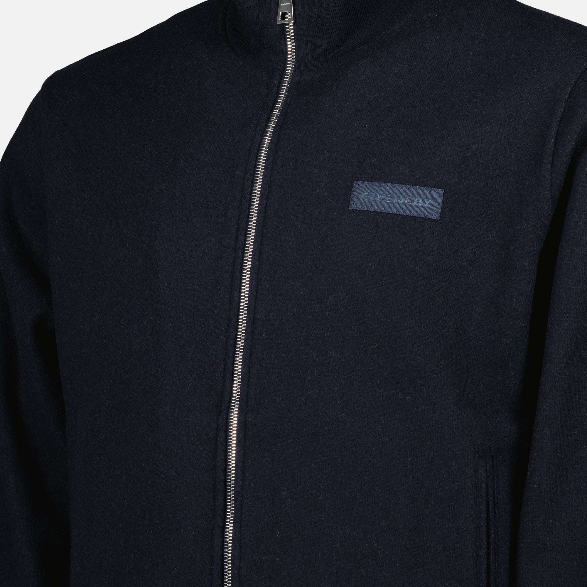 Image de l'article Veste zippée en laine de la marque Givenchy pour Homme - Saison Automne-Hiver 2025 - Vue détaillée_1