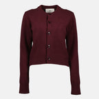 Imagem do artigo Cardigan AMI de coração da marca Ami PARIS para Mulheres - Temporada Outono-Inverno 2025 - Vista Frontal