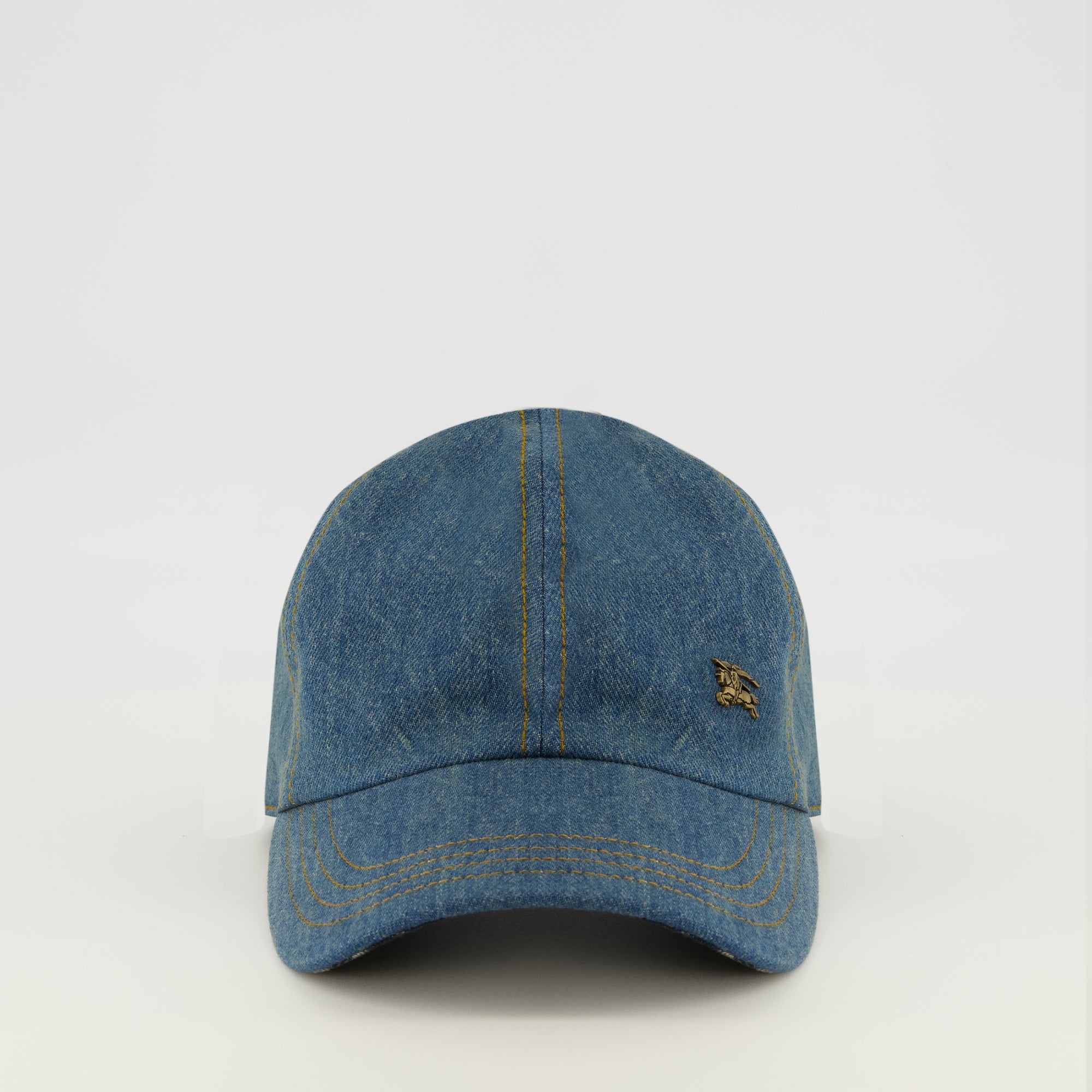Chapeaux, casquettes et bonnets Casquette en denim bleu Burberry Bleu Unisexe