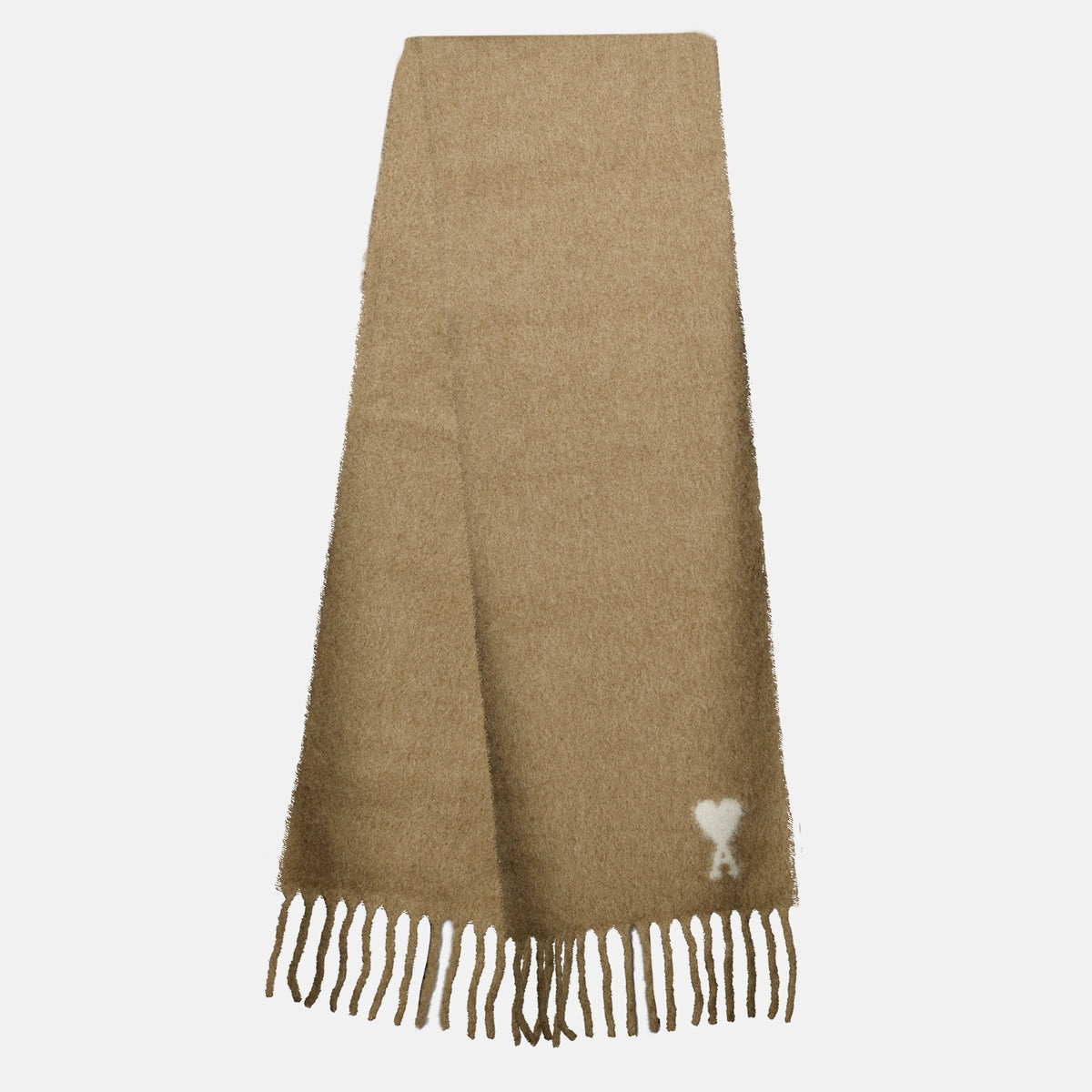 Écharpes, foulards et gants Beige Alpaka Schal Ami PARIS Beige Unisexe