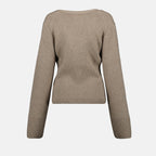 Maglieria Cardigan Scarlatto Khaite Marrone Femme