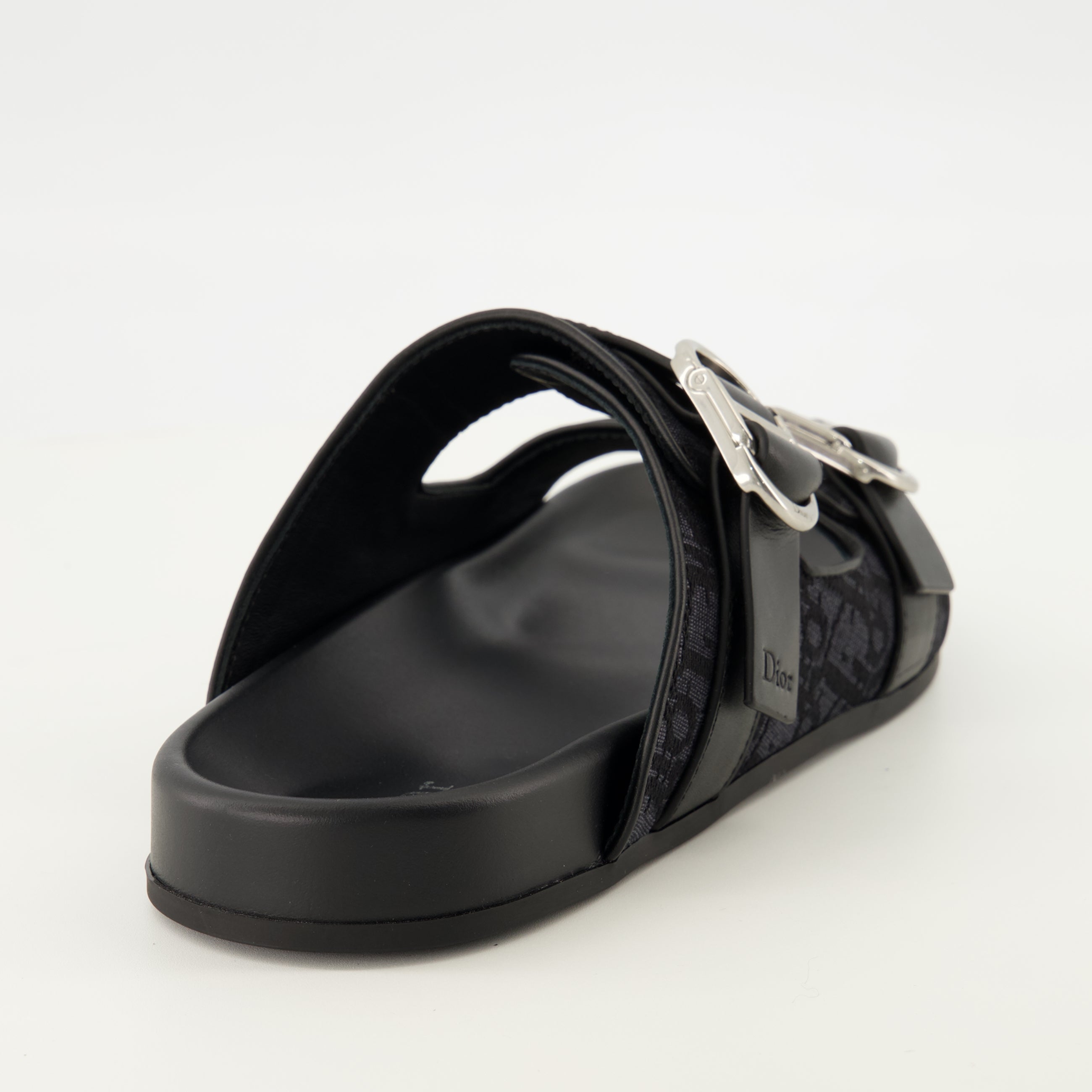 Chaussures ouvertes Sandales Aqua en toile noir Dior Noir Homme