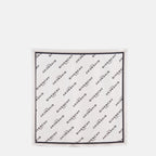 Imagem do quadrado de seda Shadow branco da marca Givenchy para Mulheres - Coleção Outono-Inverno 2025 - Vista Frontal