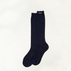 Imagen de los calcetines de seda azul marino de Miu Miu para mujer - Temporada Primavera-Verano 2026 - Vista Trasera