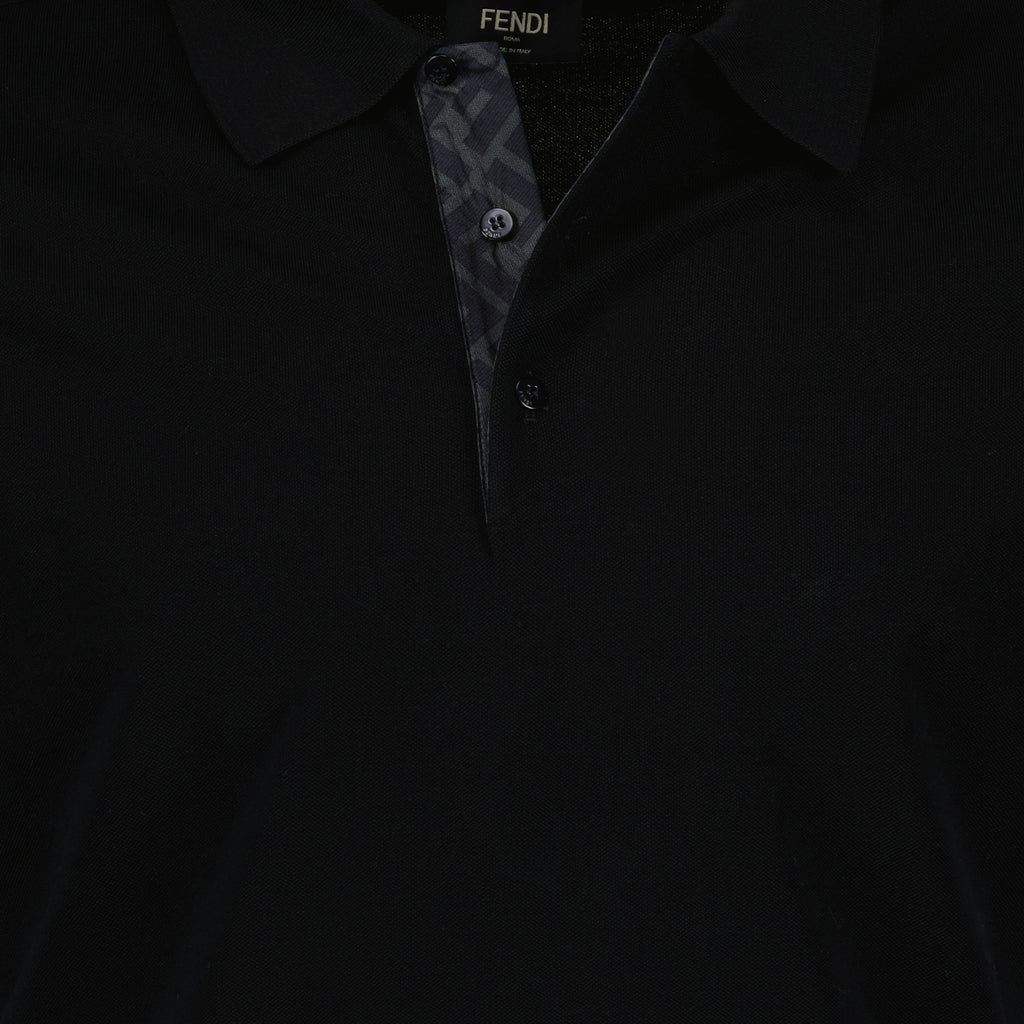 Poloshirts FY0985 AAON f18kp nero+antracite Fendi Schwarz Homme