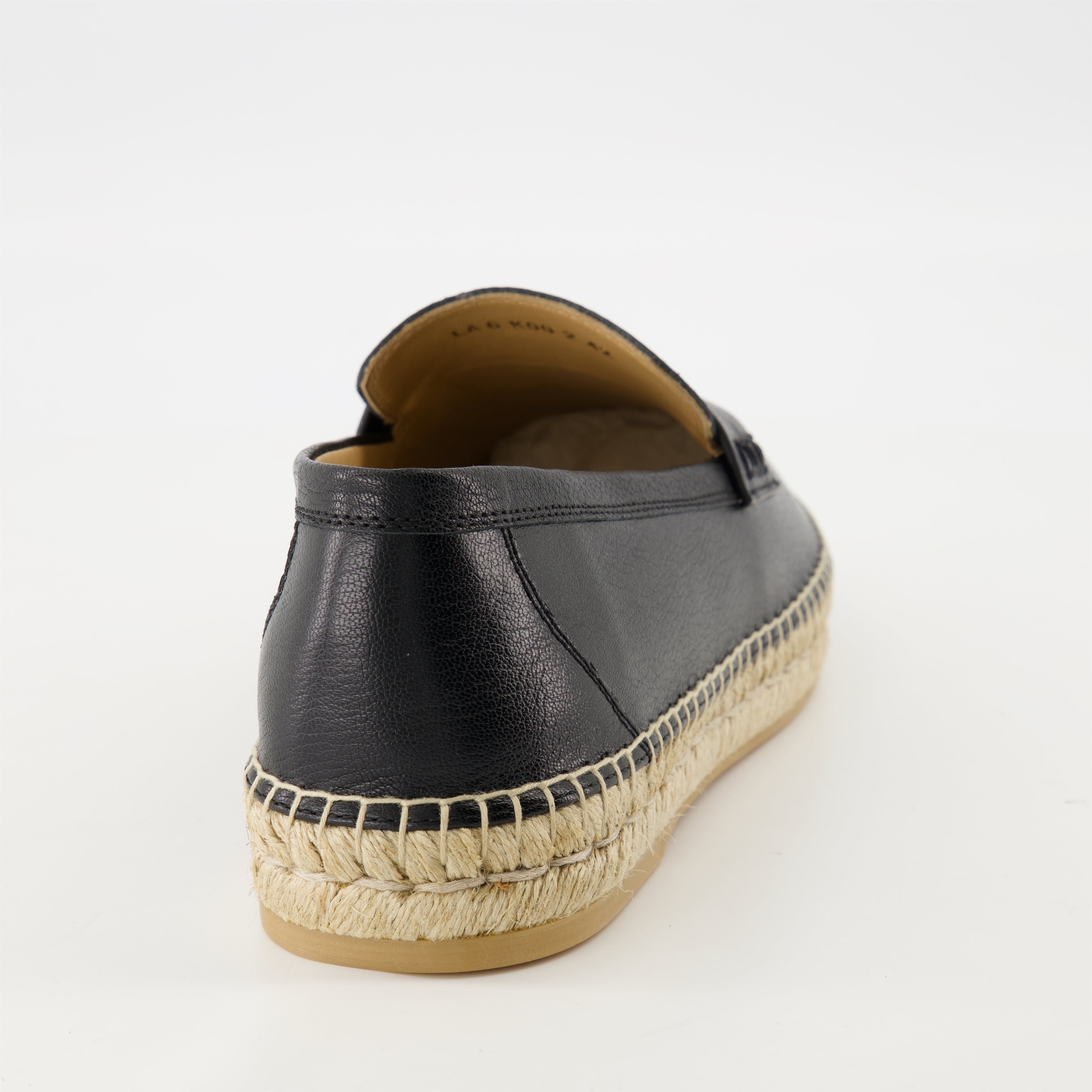 Espadrilles Espadrilles en cuir Palm Valentino Garavani Noir Homme