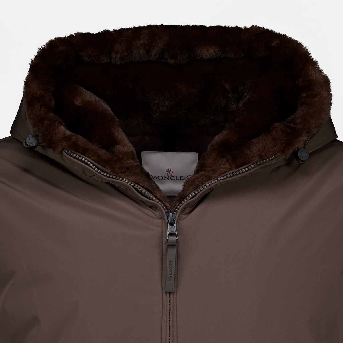 Manteaux Zambood Braune Daunenjacke Moncler Marron Homme