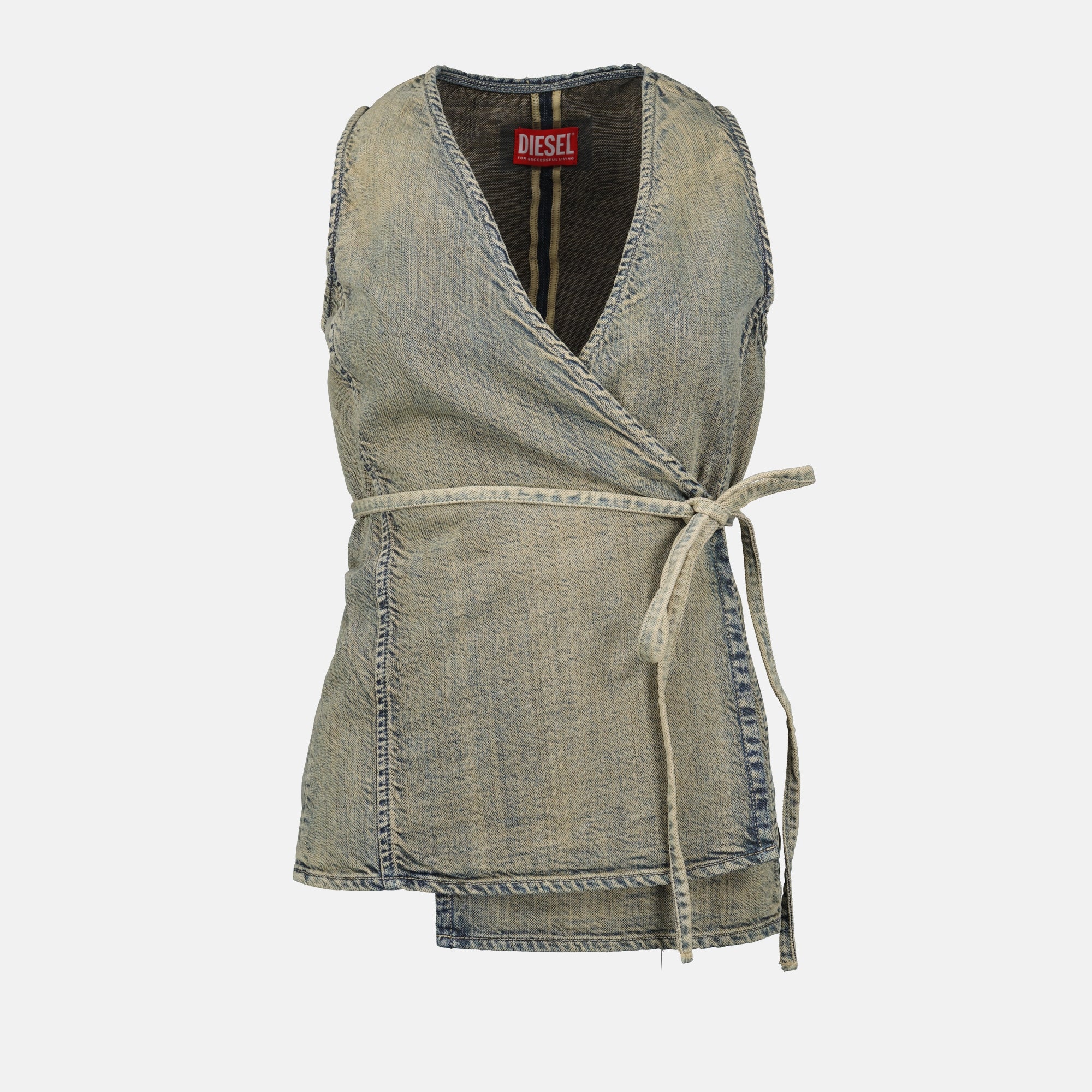 Tops D-Vern Tank Top Diesel Gray Femme