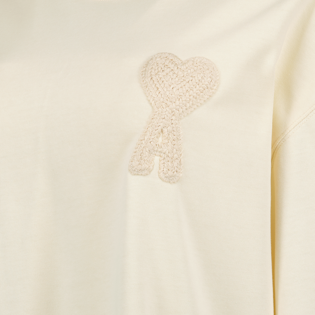 T-shirts T-shirt patch Ami Paris Ami PARIS Beige Femme