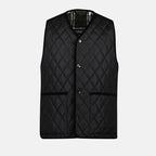ジャケット ティヴァートン ブラック ノースリーブジャケット Burberry 黒 Homme