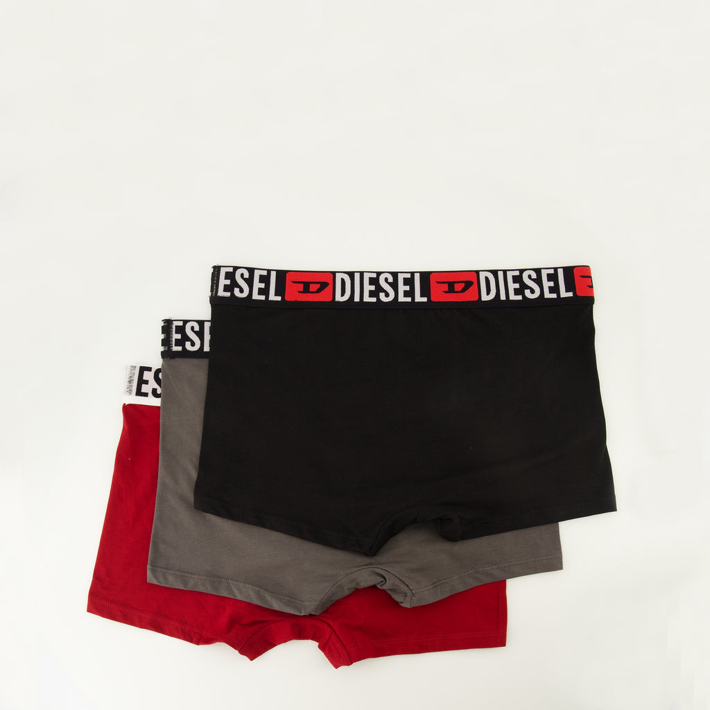 Sous-vêtements et homewear Lot de boxers rouge,gris et noir Diesel Rouge Homme