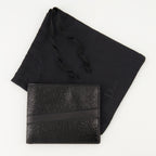 Petite maroquinerie Portefeuille en cuir texturé Dior Noir Homme