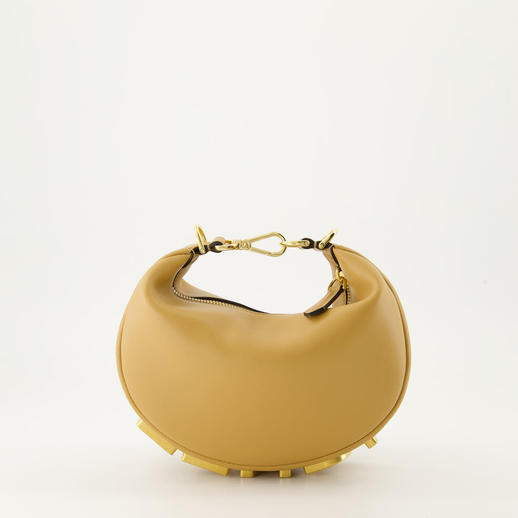 Handtaschen und schultertaschen Mini sac Fendigraphy Fendi Beige Femme