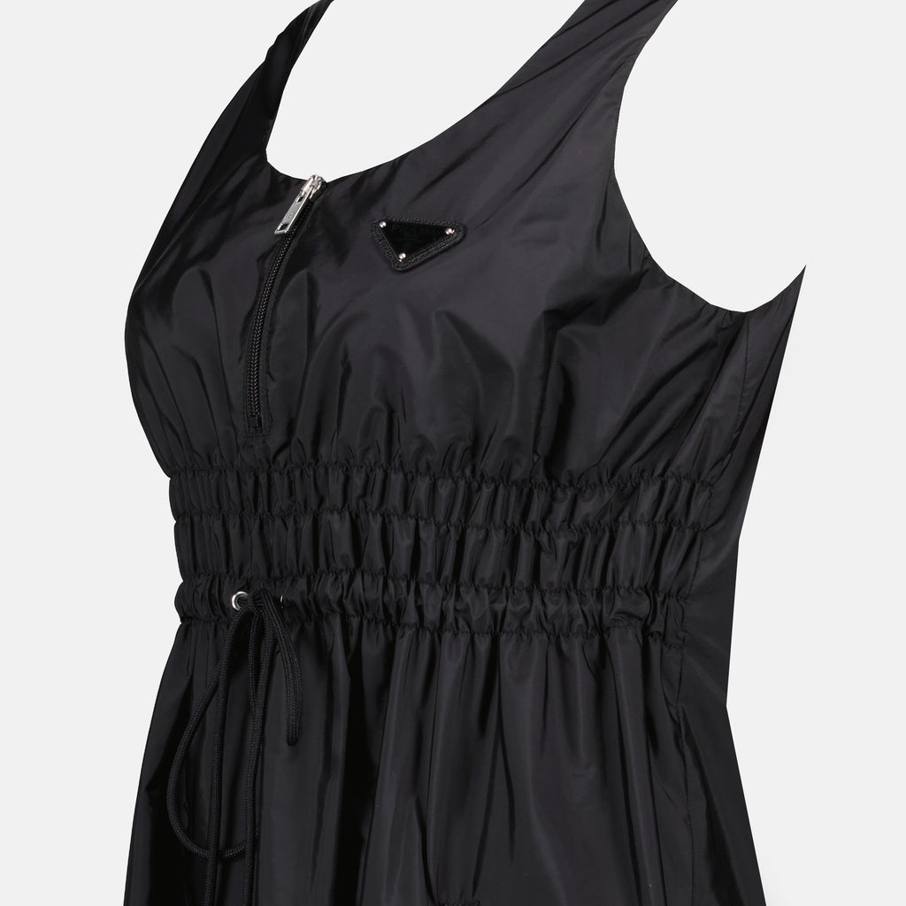 Robes Robe en Re-Nylon Prada Noir Femme