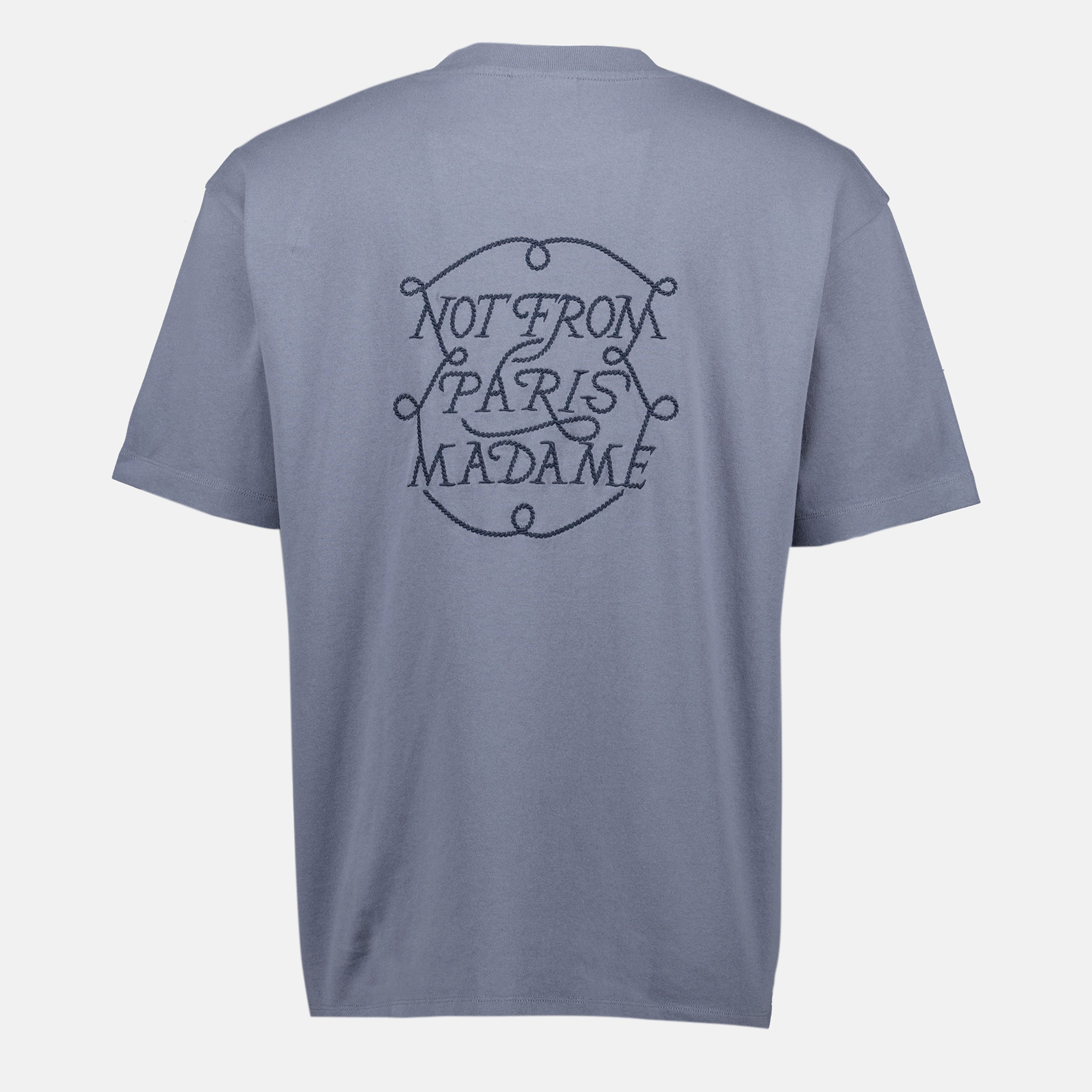 Camisetas Camiseta de Eslogan Trenzada Drole De Monsieur Azul Homme