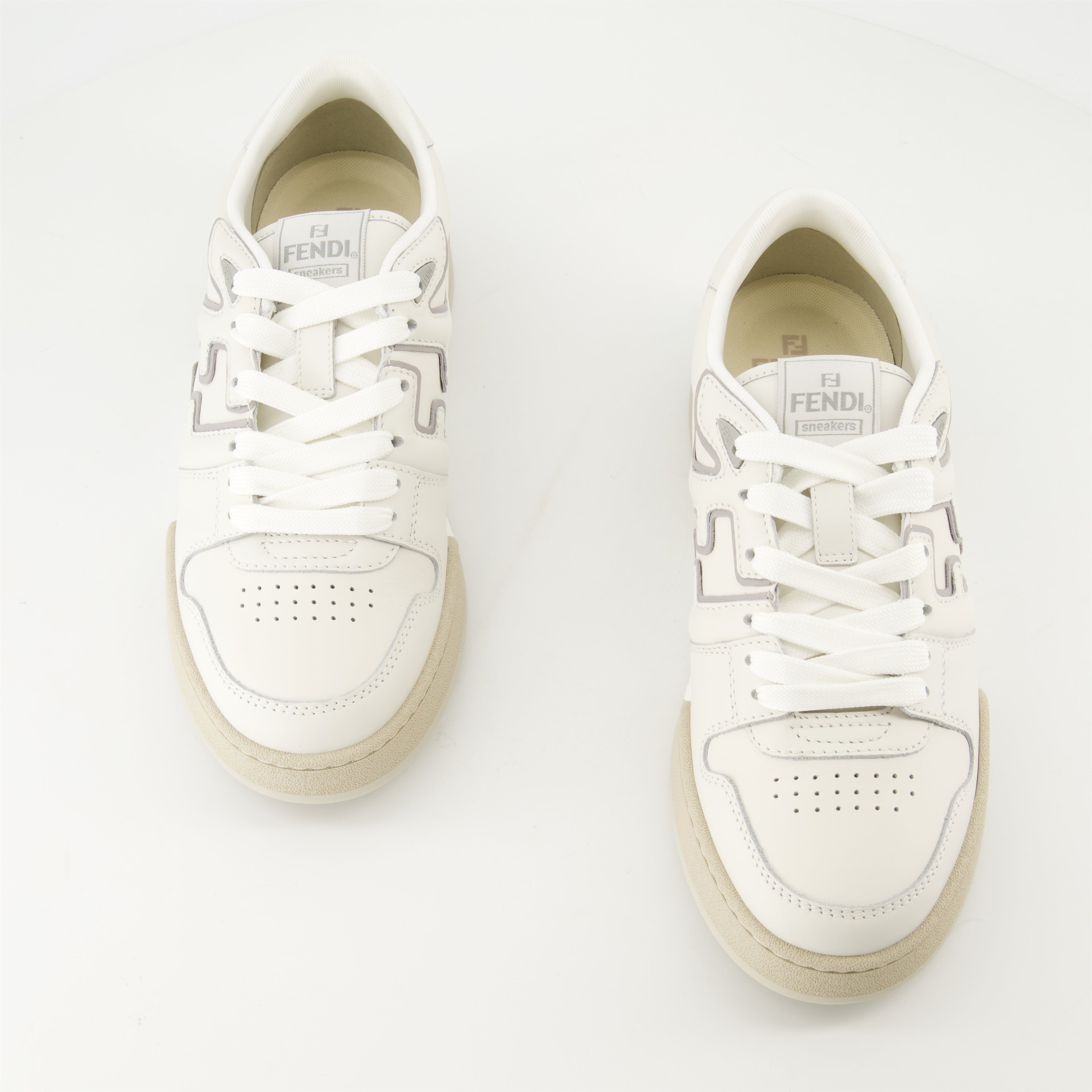 Sneakers Fendi Match Sneakers Fendi Beige Homme