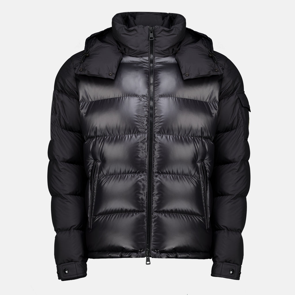 Manteaux Maya Schwarze Daunenjacke Moncler Noir Homme