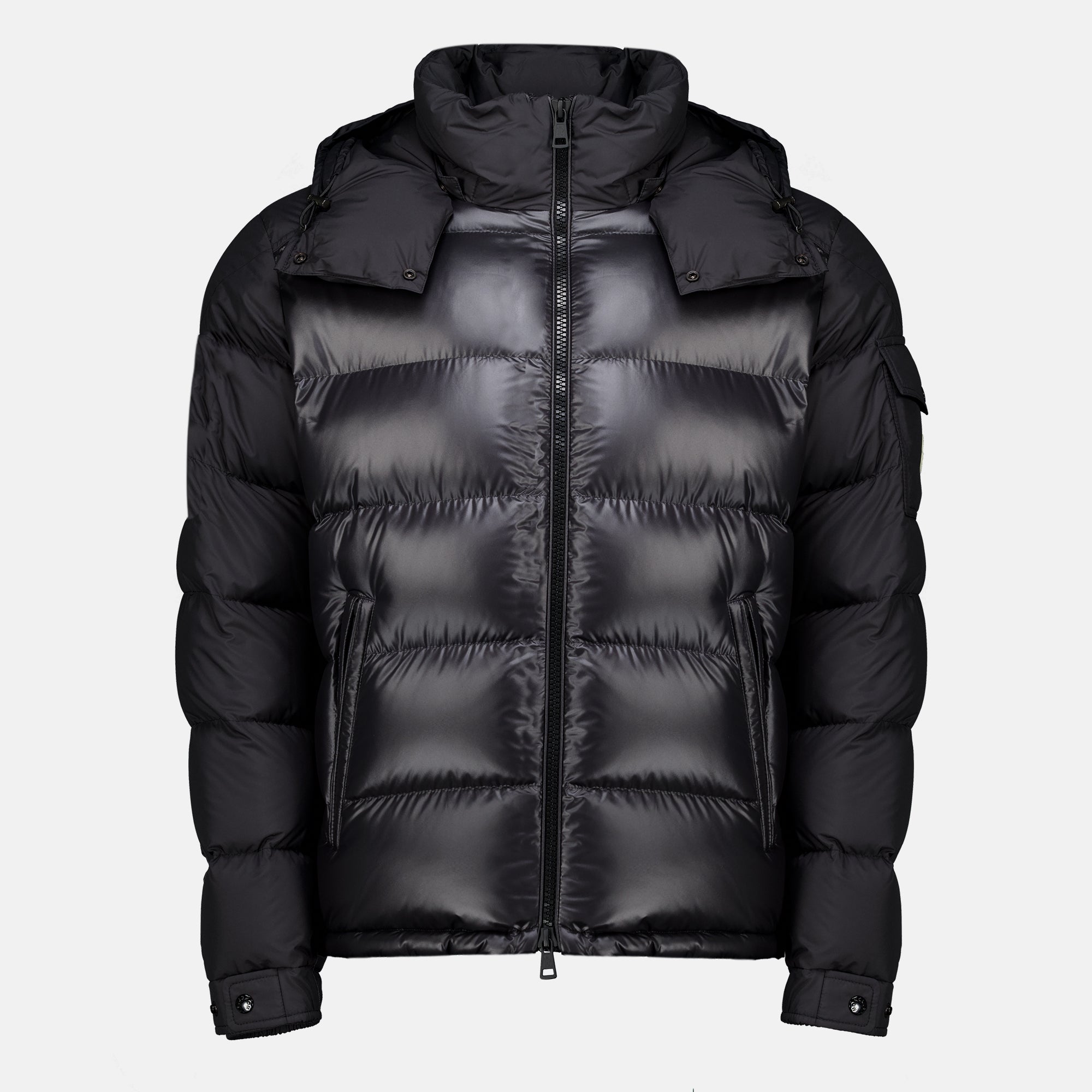 Manteaux Chaqueta de Plumas Negra Maya Moncler Noir Homme