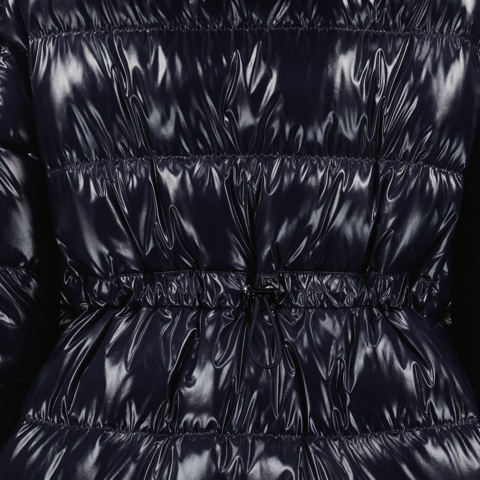 Manteaux Doudoune mi-longue Courcelles Moncler Bleu Femme