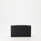 Kleine lederwaren Portefeuille VLogo à chaîne Valentino Garavani Schwarz Femme