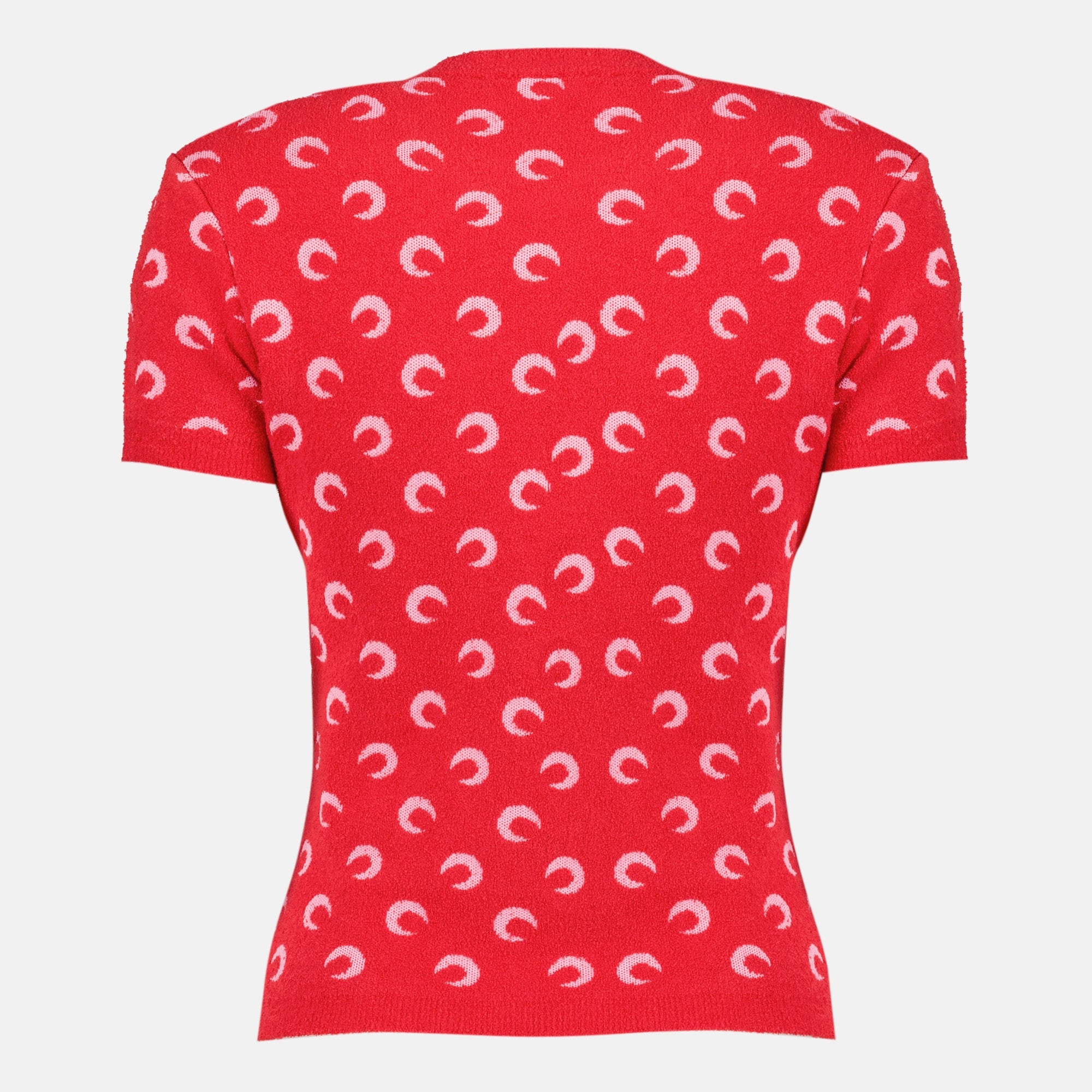 T-shirts ムーンブークルトップ レッド Marine Serre Rouge Femme