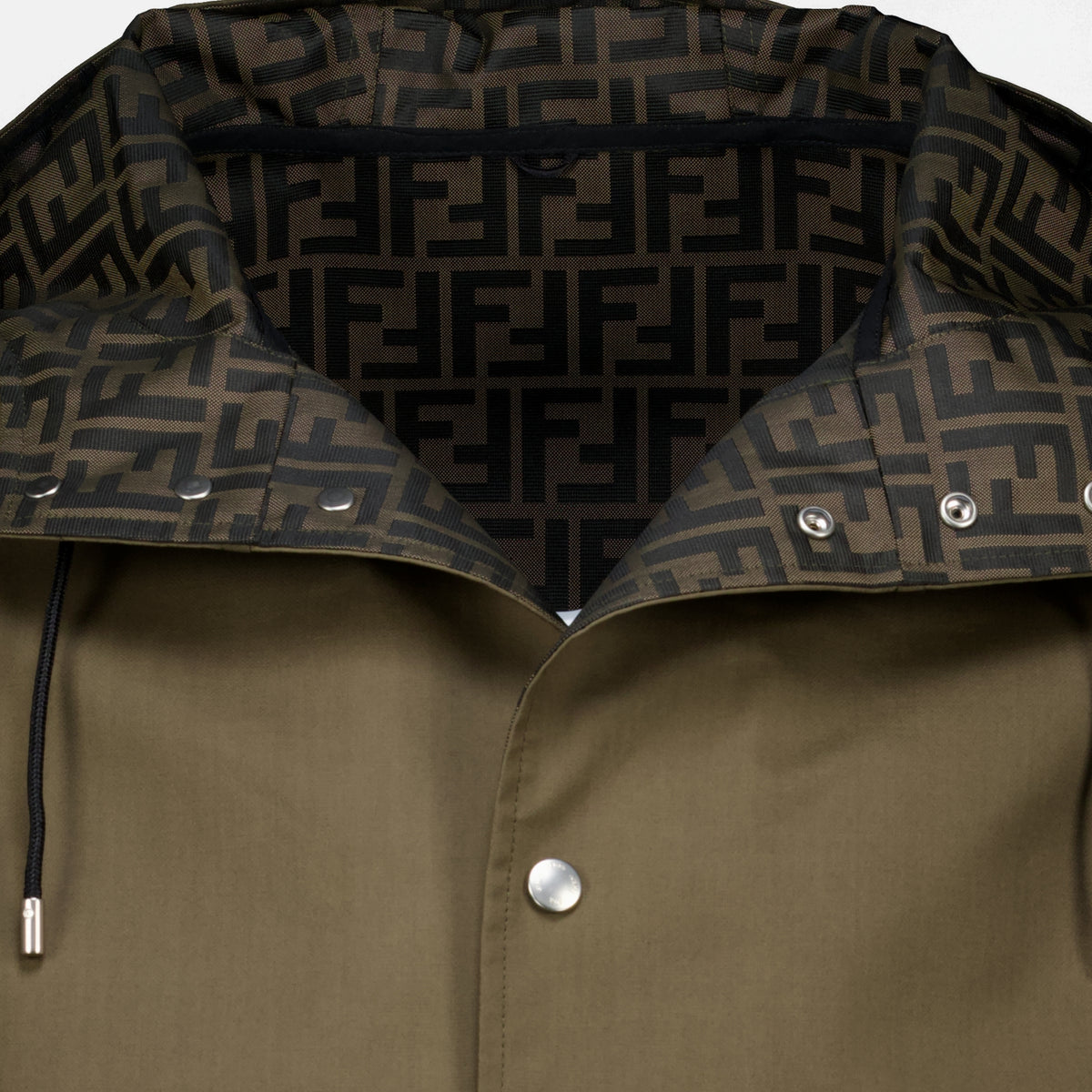 Manteaux Parka kaki Fendi Vert Homme