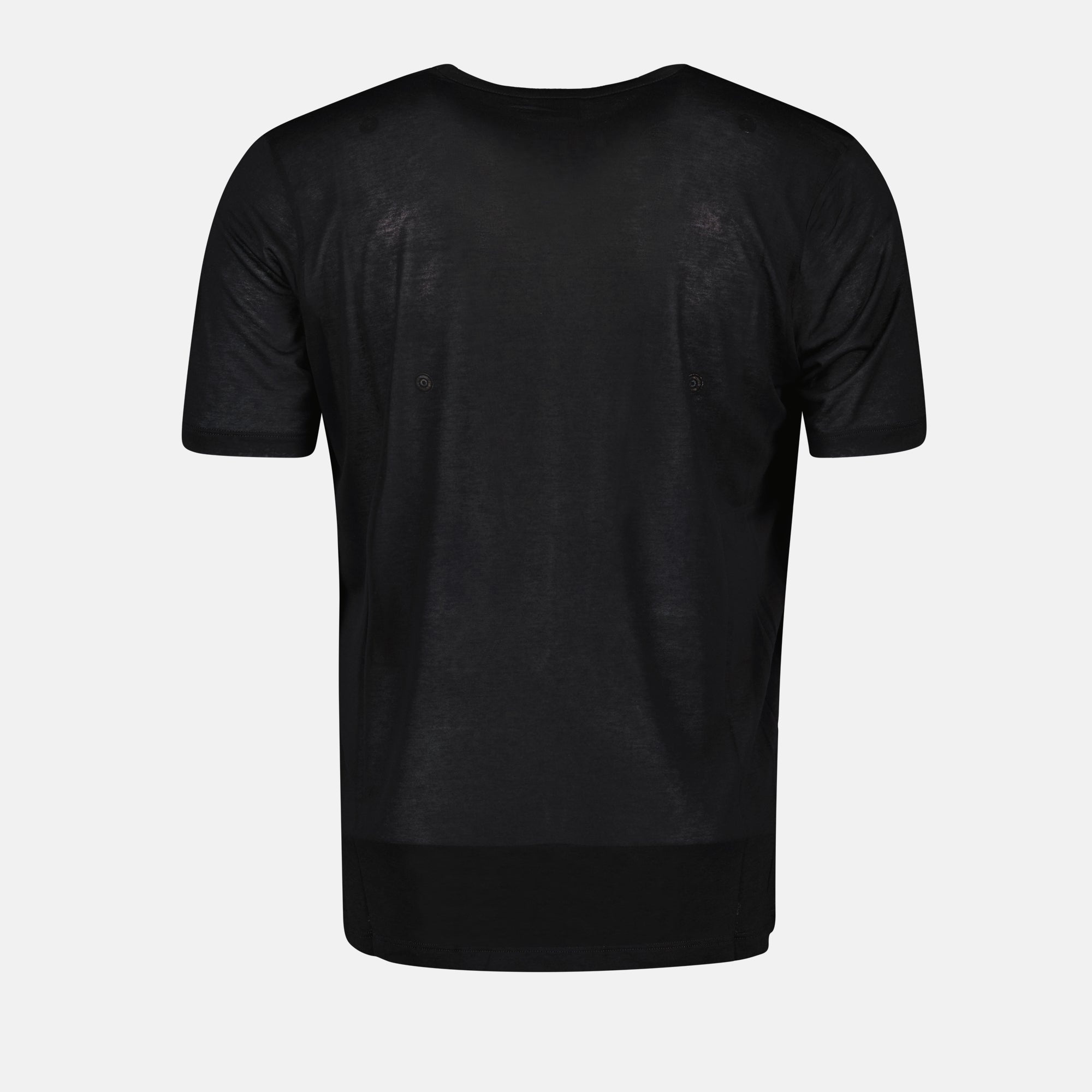 T-shirts Viscose T-shirt Saint Laurent Black Homme