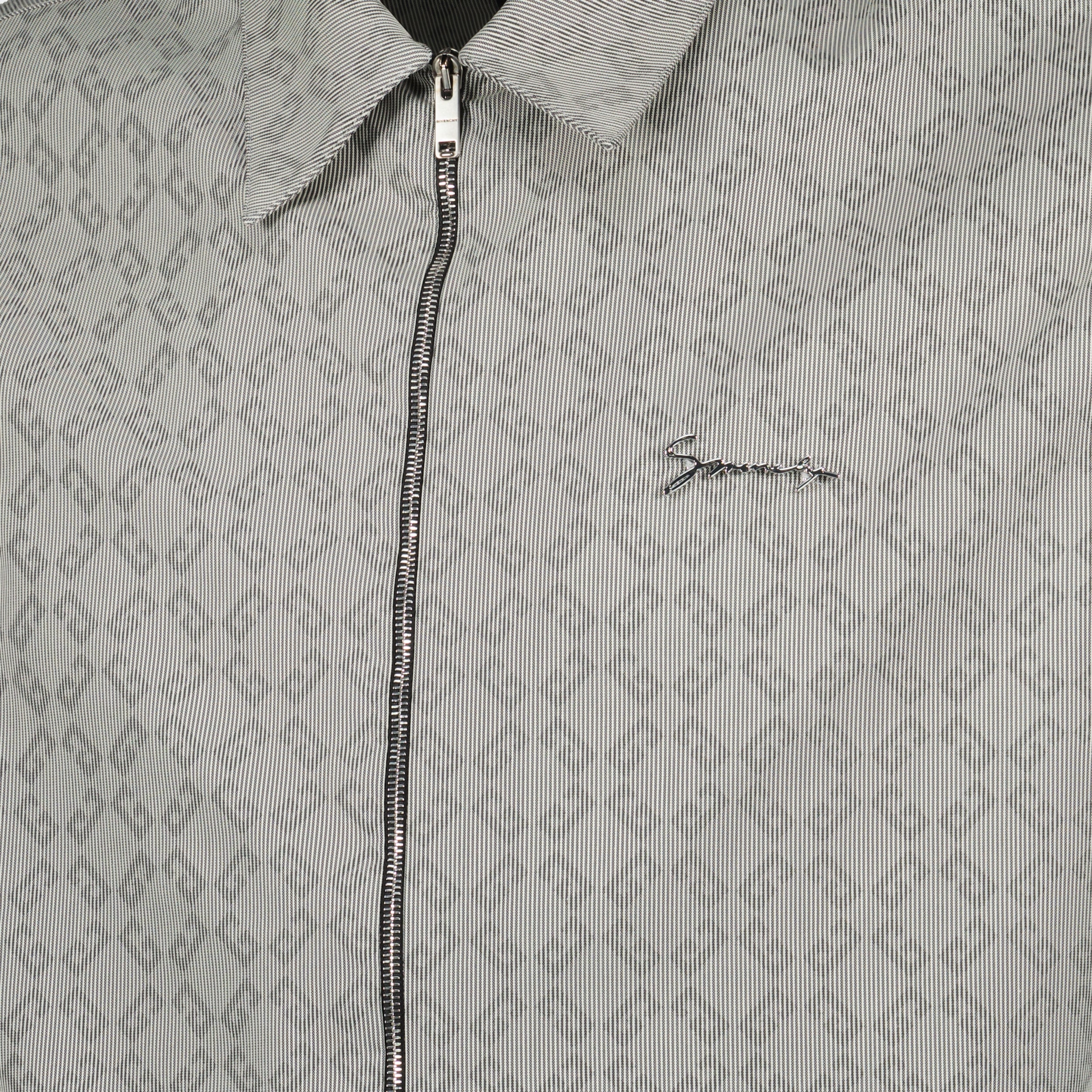 Chaquetas Chaqueta Camisa con Cierre Givenchy Gris Hombres