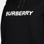 Sweatshirts Sweat à capuche à logo Burberry Noir Femme
