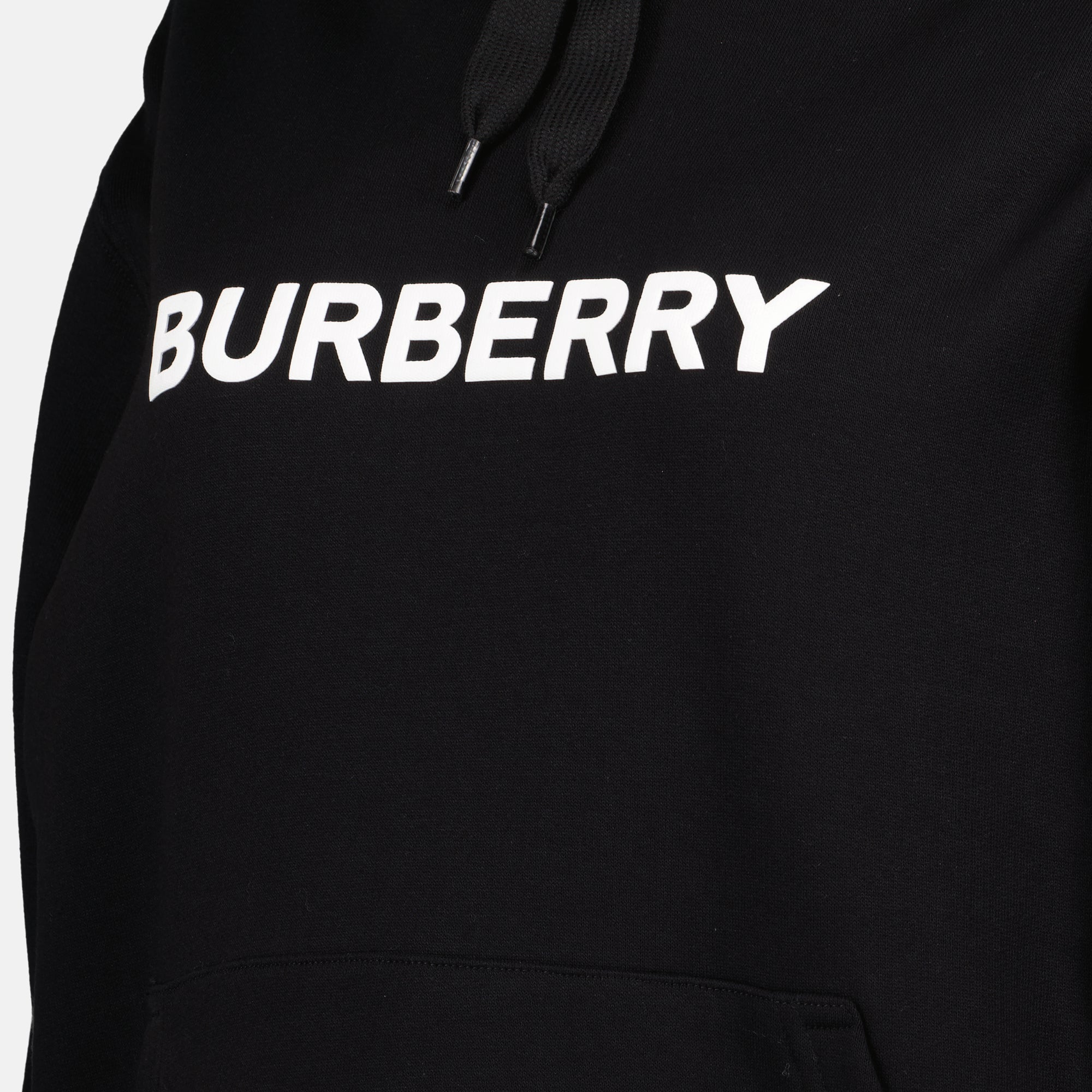Sweatshirts Sweat à capuche à logo Burberry Noir Femme