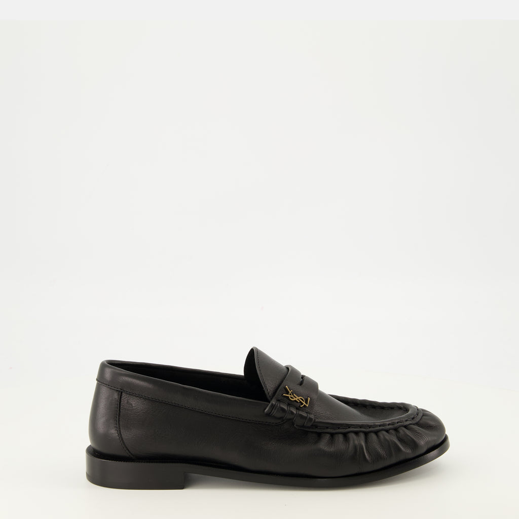 Mocassins 로퍼 섭플 블랙 로퍼 Saint Laurent Noir Femme